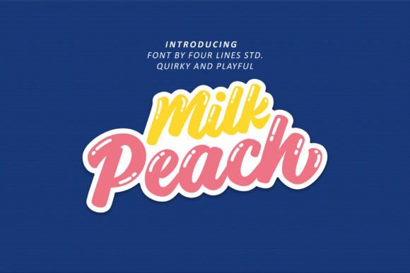 A Designer's Real-World Review of the Milk Peach Font