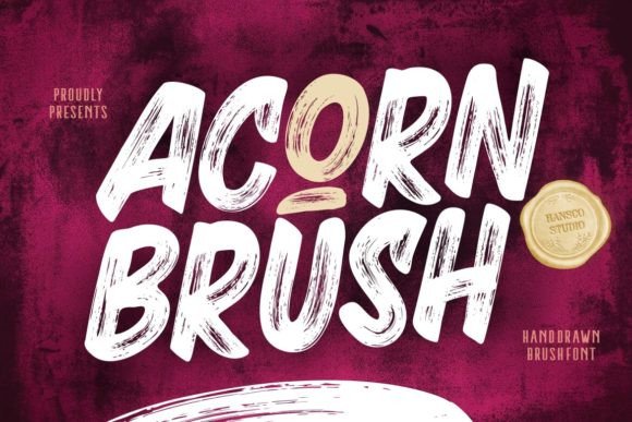 Acorn Brush Font: A Bold Tool for Small Business Branding