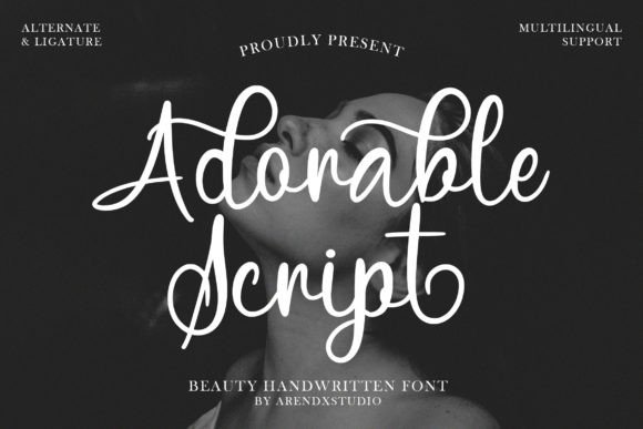 Adorable Script: A Font for Creative Product Makers
