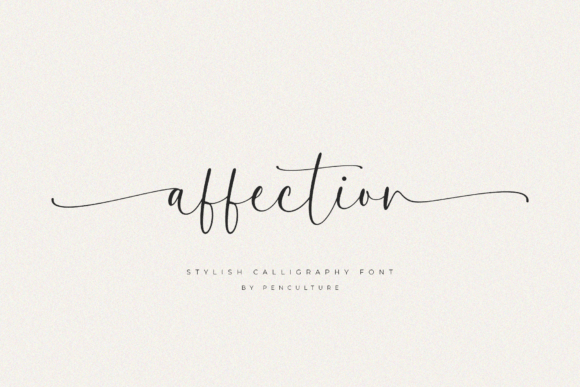 Affection: The Calligraphy Font That Turns Website Headlines Into Conversations