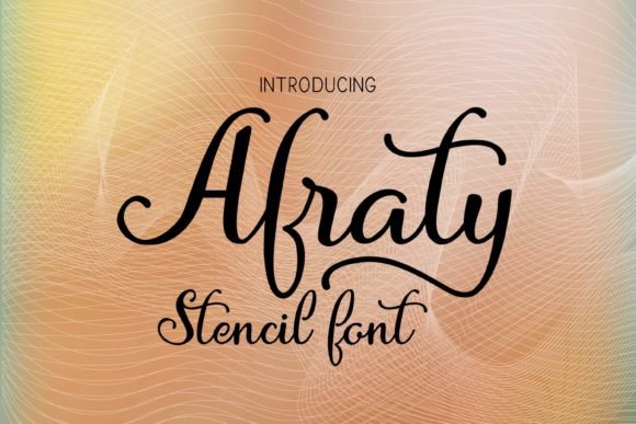 Afraty Stencil Font: A Modern Display Typeface for Editorial Impact