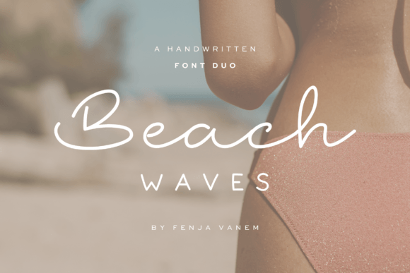 Beach Waves Duo: A Coastal Font Pair for Digital Design