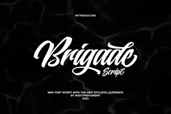 Brigade Script: A Premium Font for Editorial Elegance