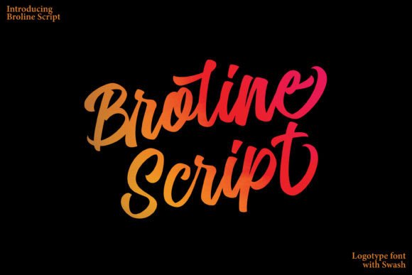 Broline Script: A Font for Editorial Elegance