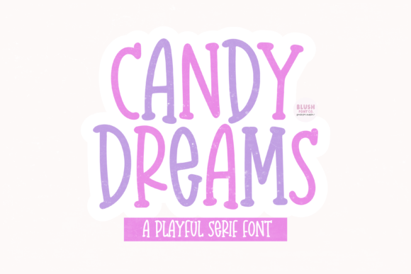 Candy Dreams: A Playful Script Font for Digital Branding