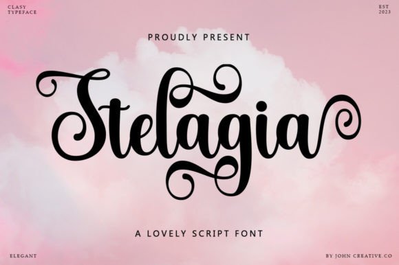 Crafting Campaign Visuals With Stelagia Script Font