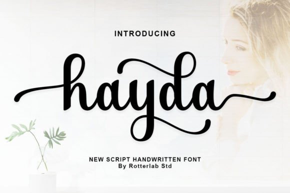 Crafting Campaigns with Hayda Script: A Modern Calligraphy Font