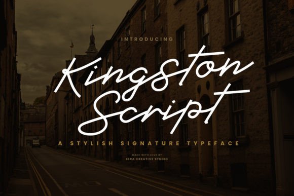 Discover Kingston Script: An Elegant Font for Branding Projects