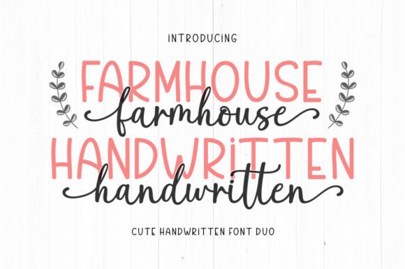 Farmhouse Handwritten Font Duo: A Maker’s Most Versatile Tool