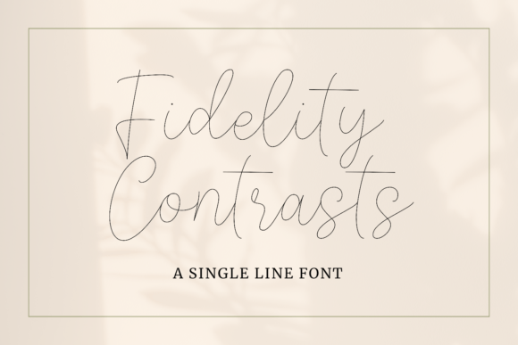 Fidelity Contrasts: A Typeface Designed for Graceful Branding