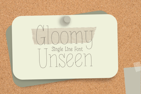Finding Gloomy Unseen: The Craft Font For Your Favorite Projects