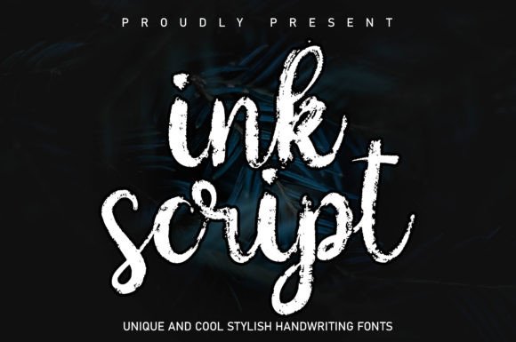 Ink Script: Your Essential Font for Crafted Products