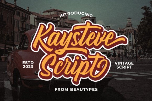 Kaysteve Script: A Handwritten Font for Editorial Character