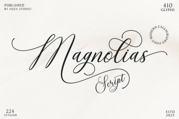 Magnolias Script: A Font for Distinctive Digital Communication