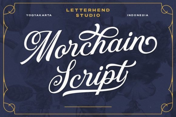 Morchain Script: A Designer's Favorite Font for Premium Craft Projects