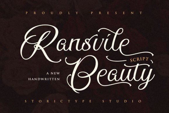 Ransvile Beauty Script: A Font for Elegant Brand Identity
