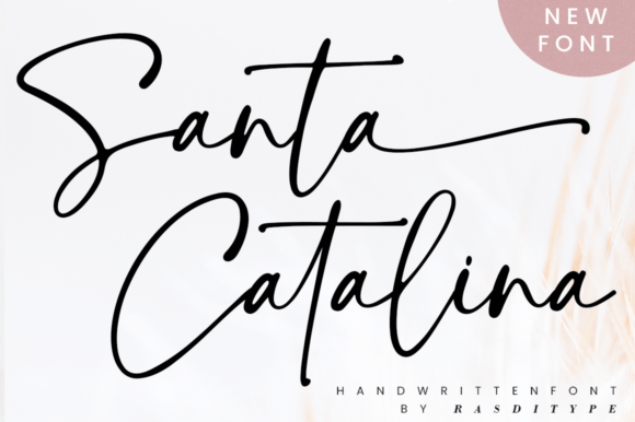 Santa Catalina: A Handwritten Font for Distinctive Digital Branding