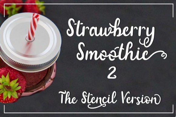 Strawberry Smoothie: A Distinctive Script Font for Digital Branding