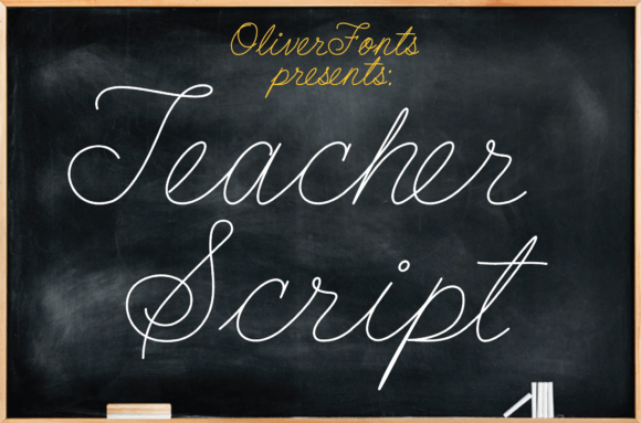 Teacher Script: A Timeless Font for Polished Web Design