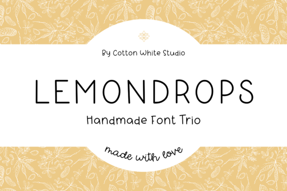 The Lemondrops Trio: A Hand-Lettering Font for Modern Web Design