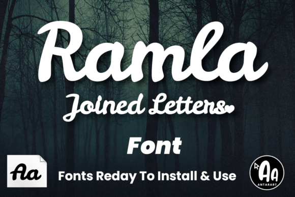 The Ramla Script Font: Elegant and Connected Typography for Your Brand