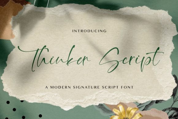 Thinker Script: The Elegant Signature Font for Your Creative Projects
