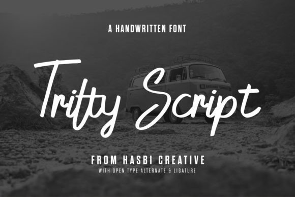 Tritty Script: A Friendly Handwritten Font for Brand Personality