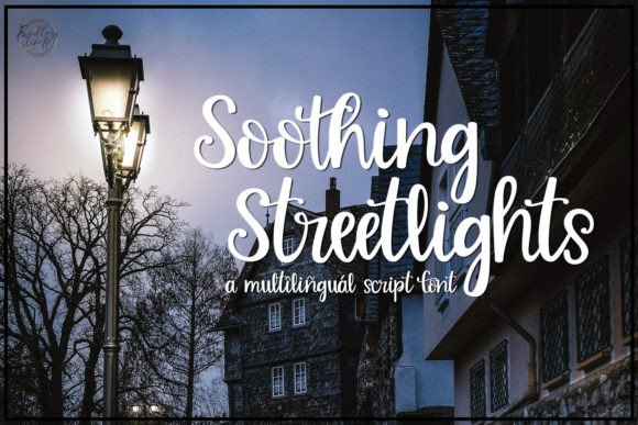 Using Soothing Streetlights Font for a Consistent Brand Identity