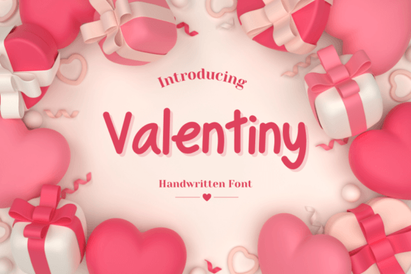Valentiny: A Versatile Font for Crafters and Small Businesses