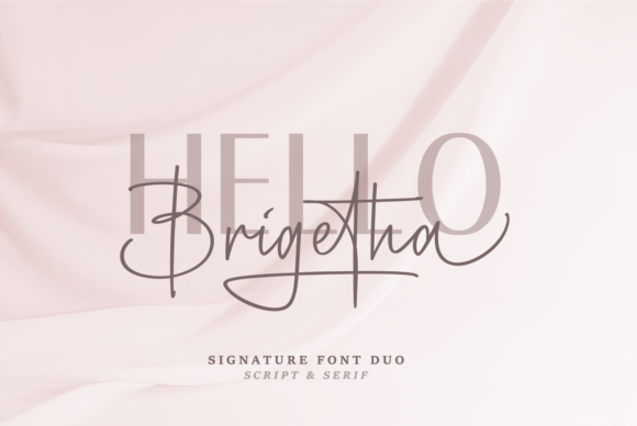 Working with Brigetha: An Elegant Script Font for Branding Projects